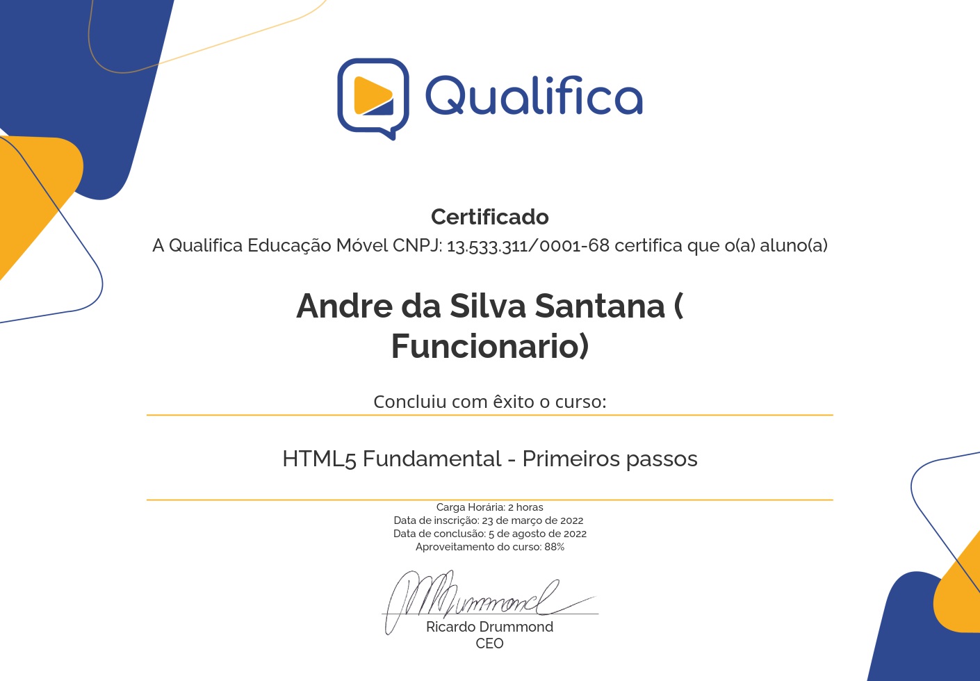 André Da Silva Santana - Front-End Developer | HTML | CSS | JavaScript ...