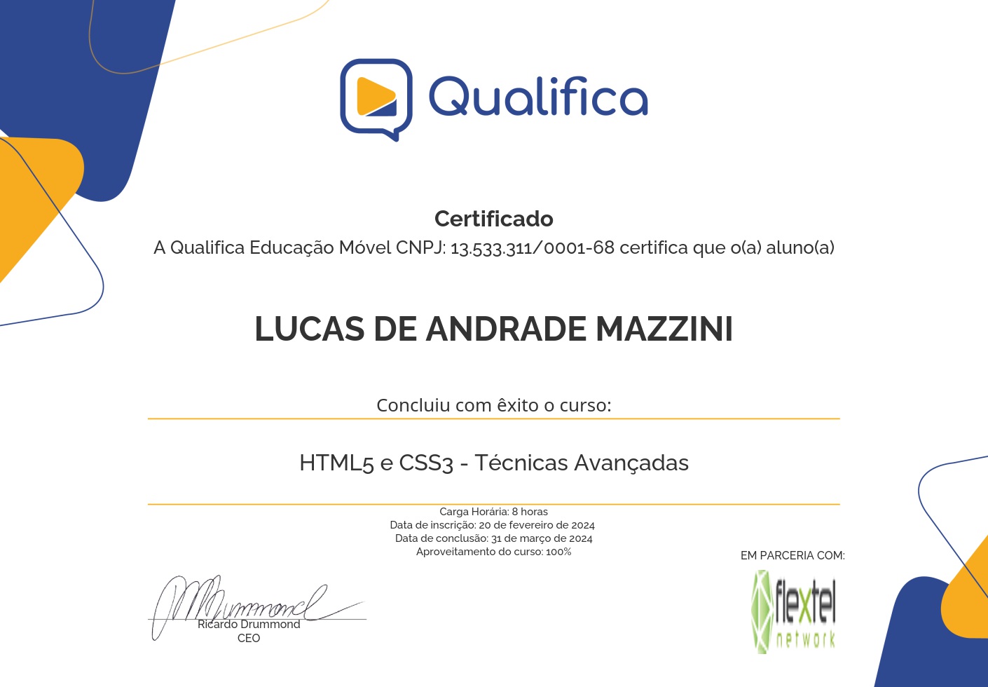 Lucas de Andrade Mazzini - Desenvolvedor Web em Formação | Estudante de ...